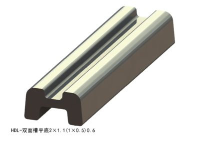 双面槽平底2×1.1（1×0.5）0.6