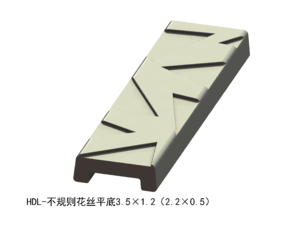 不规则花丝平底3.5×1.2（2.2×0.5）