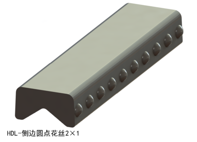 侧边圆点花丝2×1